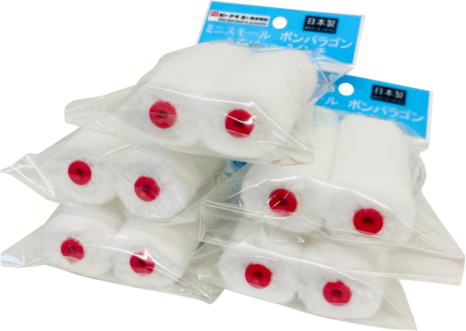 PIA 906-M313-13 Mini Small Roller Bon Paragon Medium Hair 13Mm 3 Inch Pack (5 X 2) image number 4