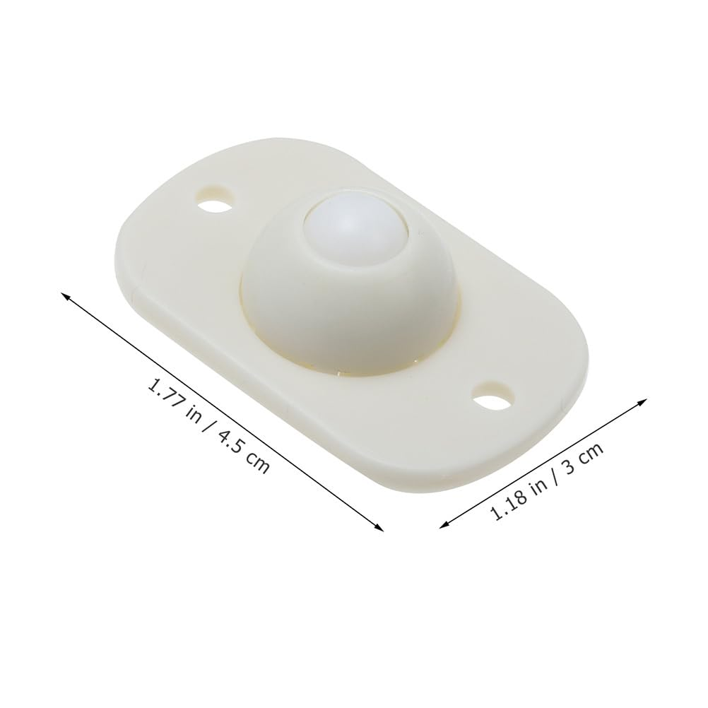 TOPPERFUN 12Pcs Self Adhesive Casters, 360&deg;Swivel Mini Appliance Roller, Smooth Swivel Universal Wheel, Trash Can Sticky Pulley Silent Small Swivel Wheel for Kitchen Appliance Transfer image number 2