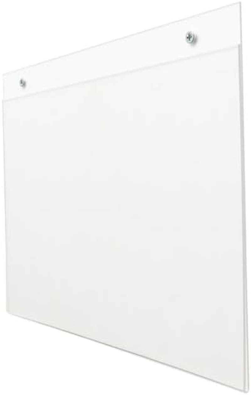 Deflecto Wall Sign Holder Pre-Drilled Landscape Format A3 Transpar image number 1