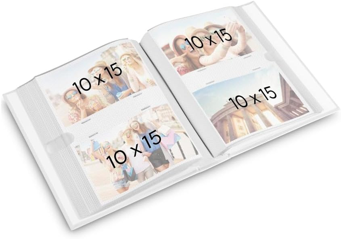 Hama White Animal Photo Album with Cover and Memo Area (200 Photos 10 X 15 Cm, 100 Pages, 19 X 25 Cm, CD and Negative Sleeve, Animal Motif) image number 2