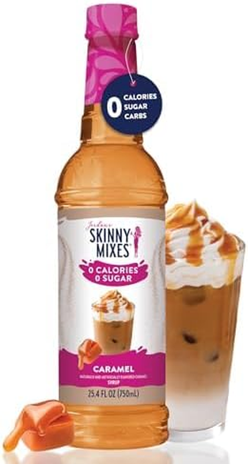 Jordan'S Skinny Syrups Sugar Free Coffee Syrup, Caramel Pecan Flavor Drink Mix, Zero Calorie Flavoring for Chai Latte, Protein Shake, Food & More, Gluten Free, Keto Friendly, 25.4 Fl Oz, 2 Pack image number 5