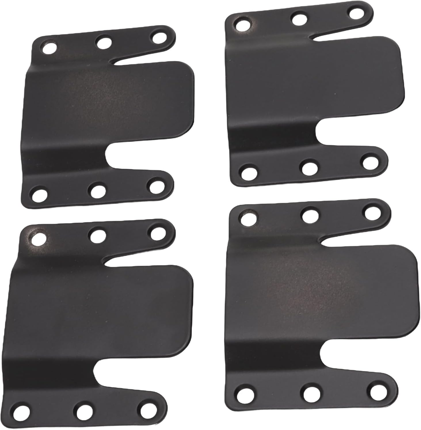 Omabeta Pack of 4 Sofa Connector Bracket with 0.5CM Aperture, Heavy Duty Iron Interlocking Brackets with 24 Screws, Universal Sectional Couch Furniture Connectors for Home Dormitory image number 6