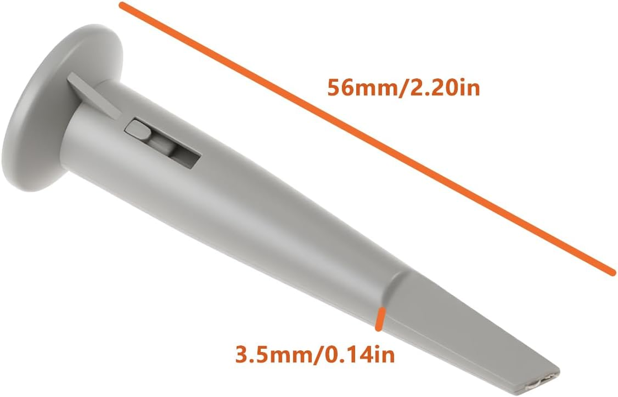5X Gray Oscilloscope Probe Caps Compatible with Tektronix P6139A, P6138A, P6109, P6105 Instruments image number 1