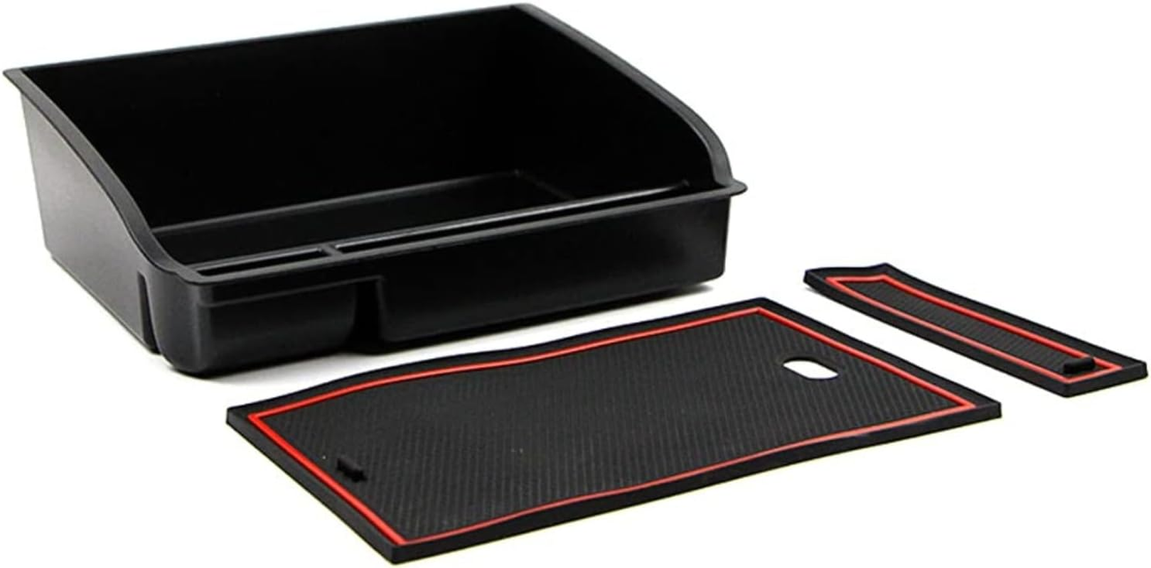 Center Console Organizer for Toyota Hilux 2025 2024 2023 2015-2022 Interior Organizer Center Console Holder Tray Armrest Storage Box with Non-Slip Silicone Mats Hilux1525 image number 2