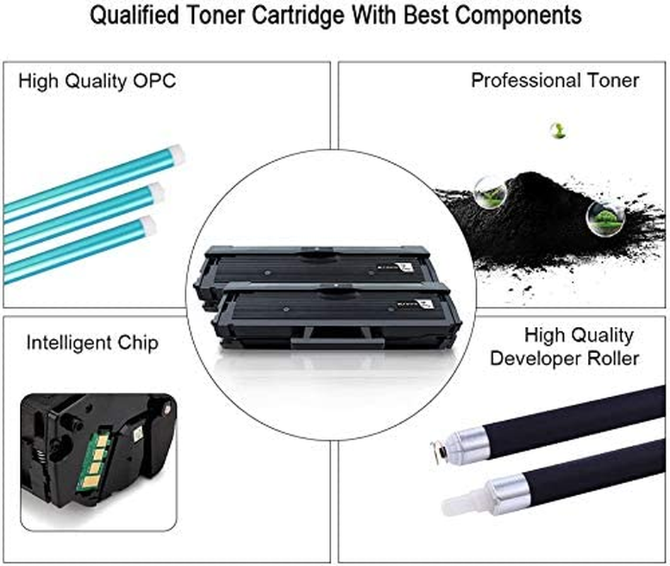 3 Pack Compatible MLT-D111S Toner Cartridge Compatible with Samsung SL-M2020 SL-M2020W SL-M2070 SL-M2070FW(3 Pack) image number 4