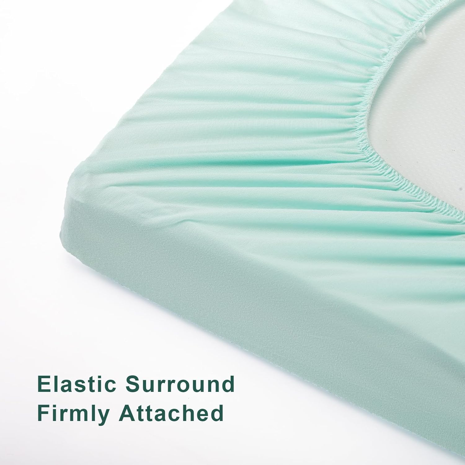 TILLYOU Changing Pad Cover Set in Soft Jersey Material - Fits 32"/34''X16 Contoured Pad for Babies, Lt Green & Lt Gray image number 2