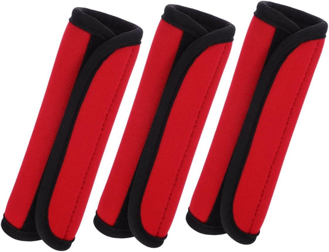 HOLIDYOYO 3Pcs Detachable Pull-Up Bar Handle Grip Pads Polyester Cushion Anti-Slip Sleeve for Dumbbells Barbells Home Gym Equipment Accessory Weight Lifting Protection image number 5