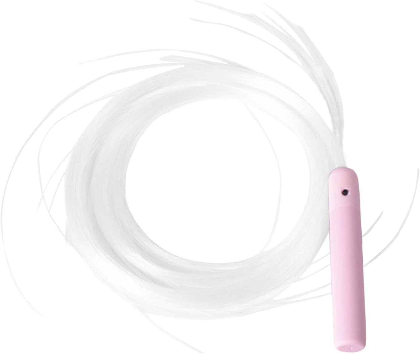 LED Fiber Optic Whips 7 Color Effect Mode Space Whips for Light Show, Black and Blue