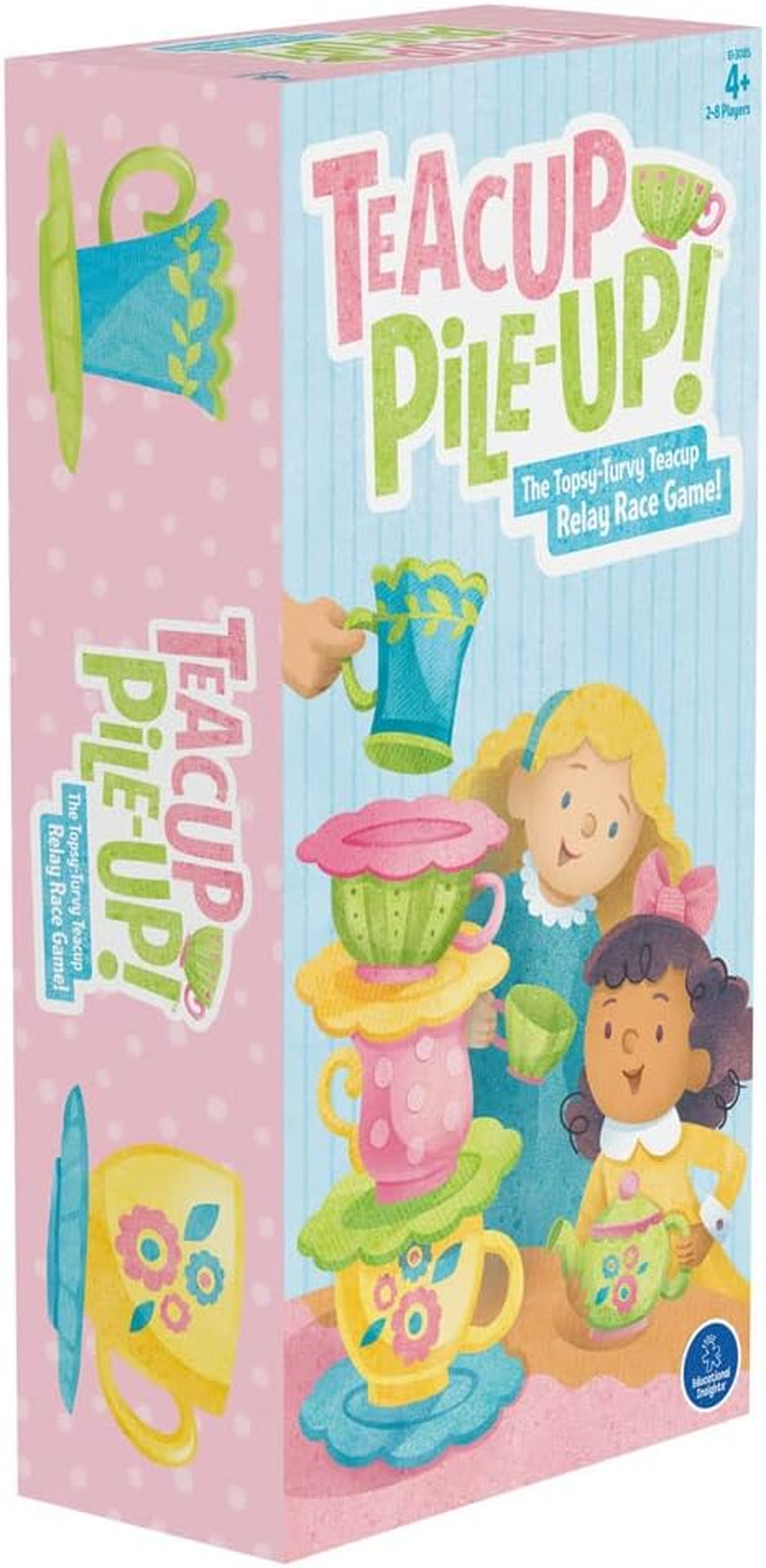 Educational Insights Teacup Pile-Up! Relay Game - Preschool Board Game for Boys & Girls Ages 4+ image number 3
