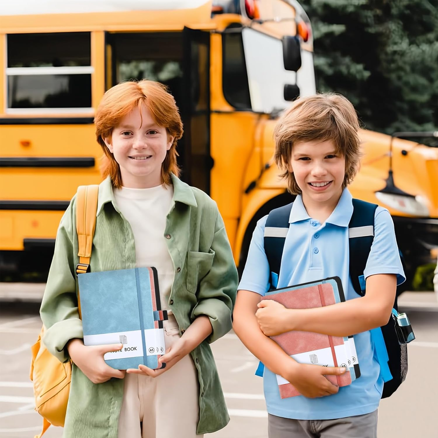 3 Pack Lined Journal Notebooks for Women & Men,200 Pages A5 Thick Journals for Writing Ruled Notebook for Writing, School Note Taking,Business Work (Blue+Pink+Black)