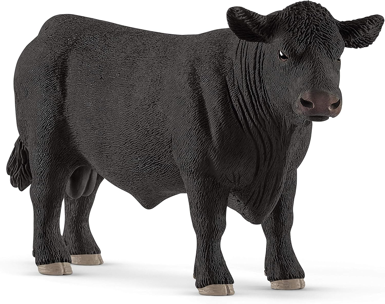 Schleich Farm World, Realistic Animal Toys for Kids Ages 3 and Above, Black Angus Bull Cow Toy Figure image number 5