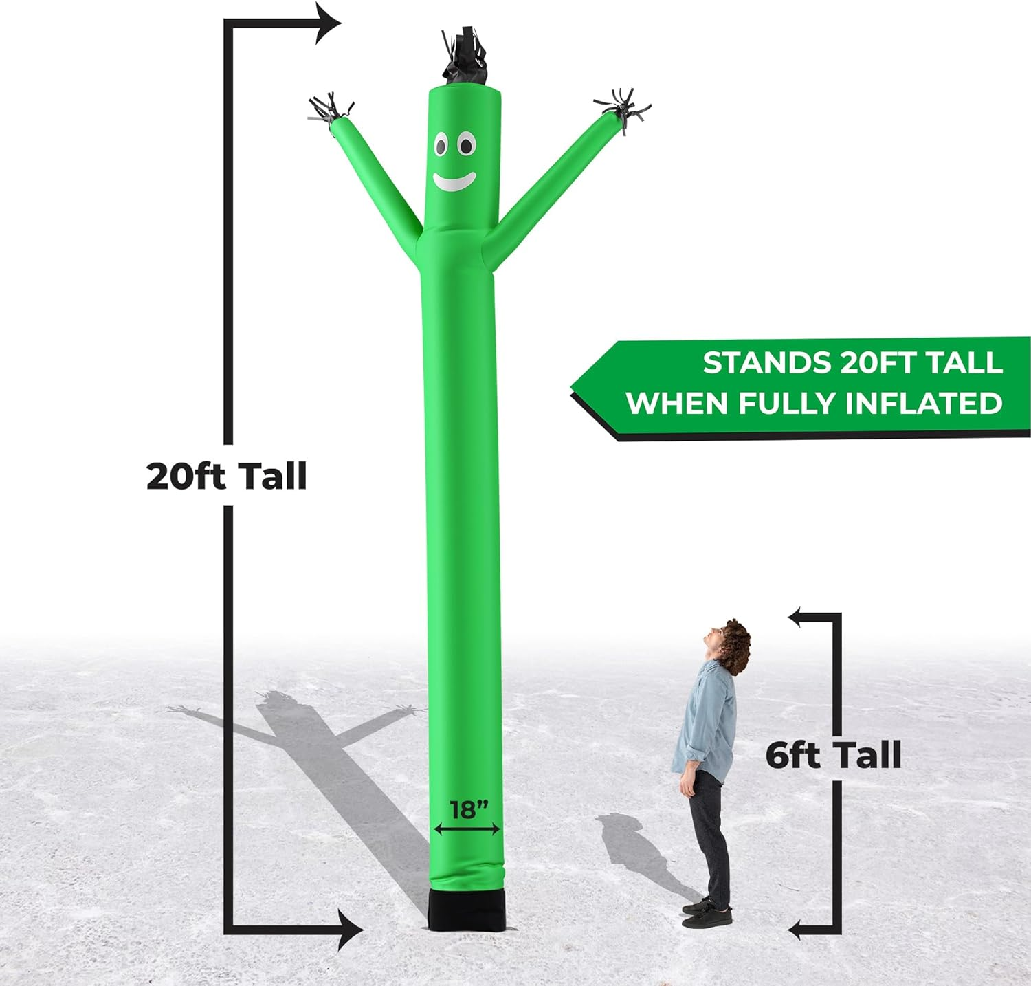 Lookourway Air Dancers Inflatable Tube Man (Blower NOT Included). image number 3