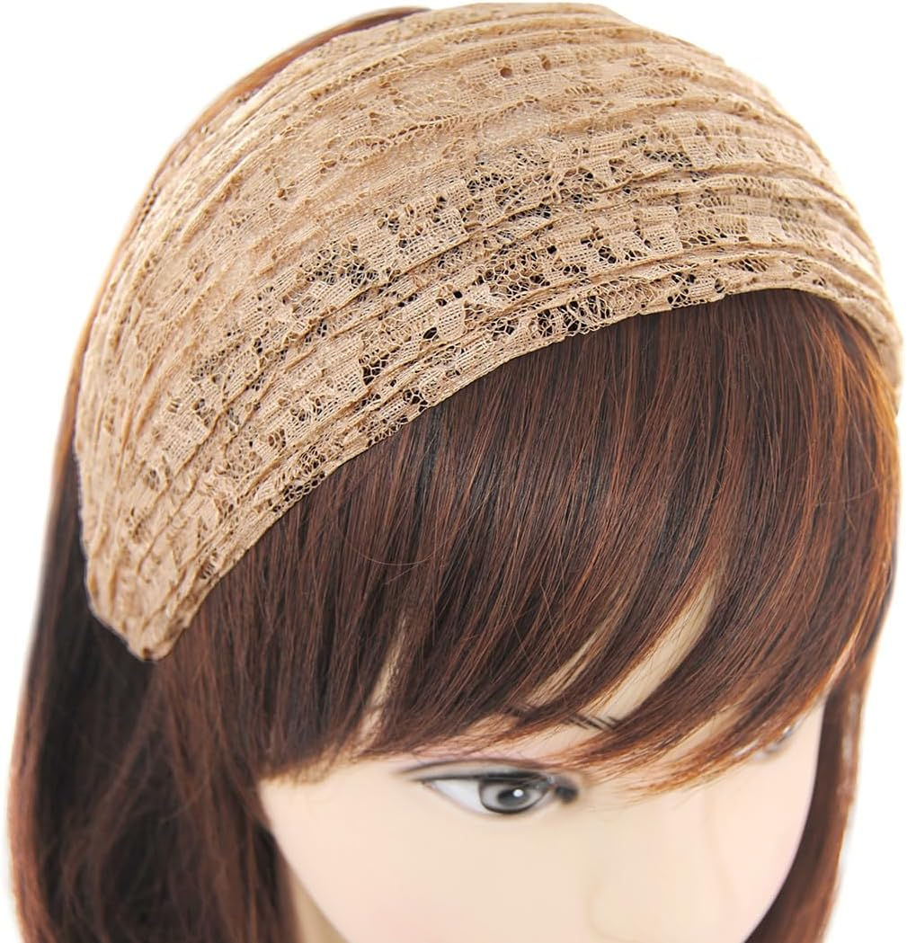 Axy Wide Headband Beautiful Women'S Headband Hair Accessories Hair Band Hairband HR14 (Beige) image number 1