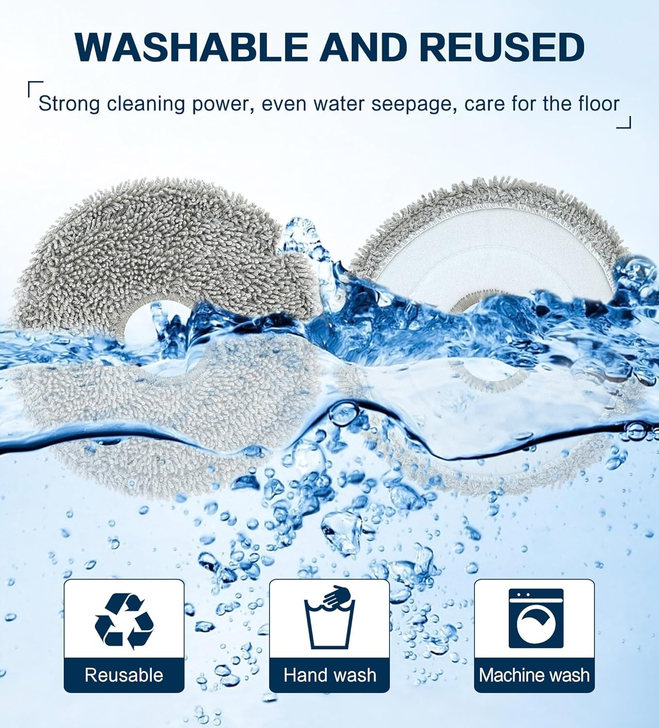 Accessories Only for Dreame L20 Ultra Vacuum &ndash; 29-Pack Replacement Kit, Includes 6 Mop Pads, 4 HEPA Filters, 6Dust Bags, 8 Side Brushes, 2 Rubber Brushes & 2 Clean Brush &ndash; Compatible with Dreame L20 image number 3