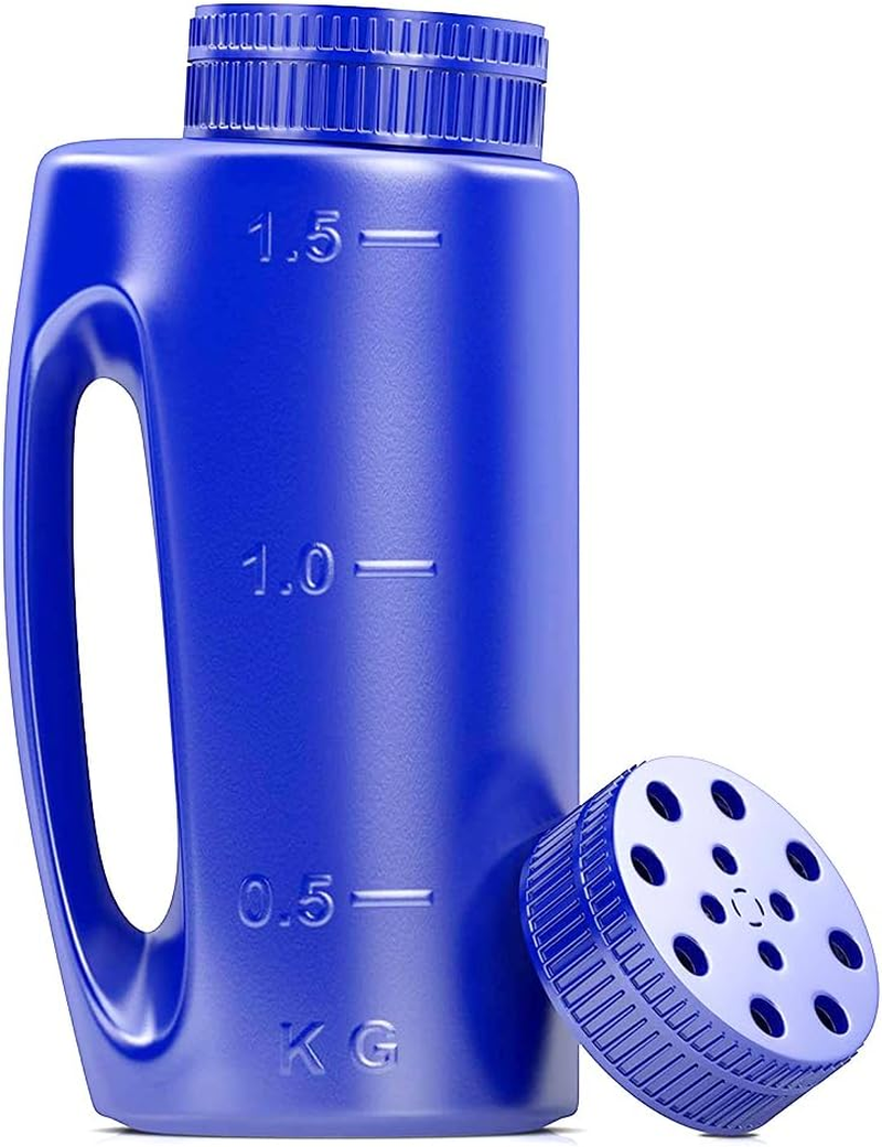 Handheld Fertilizer Spreader - Hand Spreader Shaker | 84.54Oz Adjustable Salt Dispenser, 1.5KG Lawn Seed Broadcaster, Efficient Labor-Saving Grass Sower for Farmers Accessories Supplies image number 3