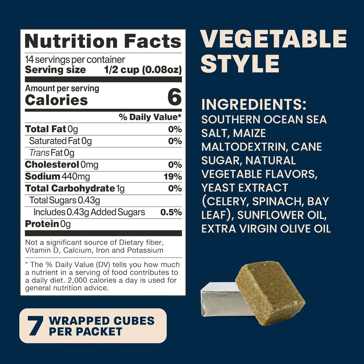 Massel 7'S Vegetable Stock Cubes - Plant Based, Low FODMAP & Gluten-Free, 35G X 10 Pack image number 2