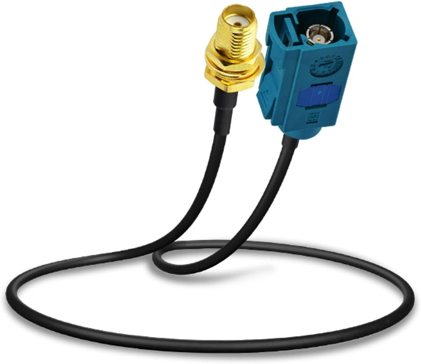 Bingfu Fakra Z Male to SMA Male Vehicle Aerial Antenna Adapter Cable 30Cm for Car Stereo Android Head Unit GPS Navigation FM AM Radio Sirius XM Satellite Radio 4G LTE TEL Telematics Bluetooth Module