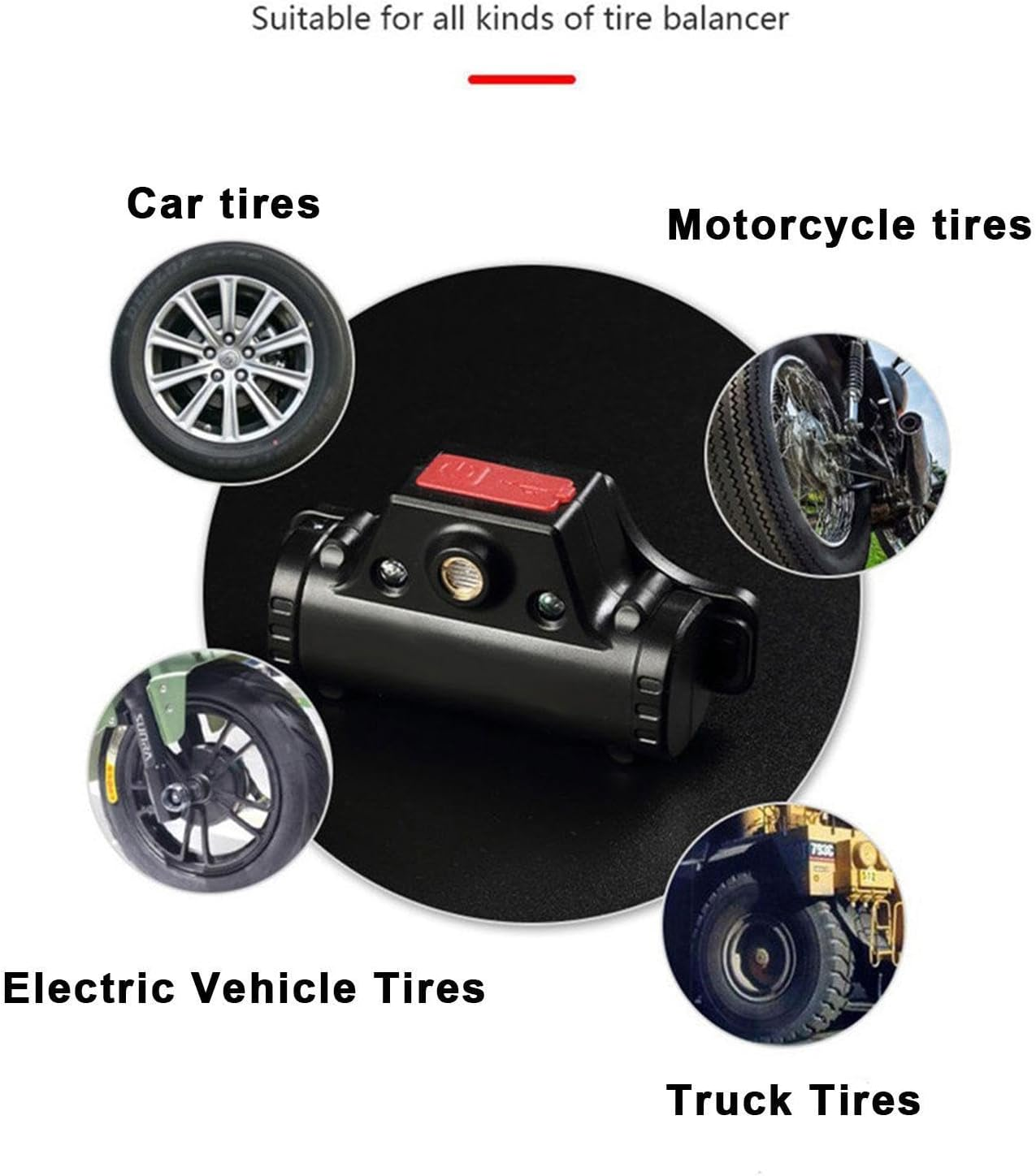 Nut Wheel Balancer - Car Wheel Balancer *1 | Release Hub Wing Nut | Wheel Balancer Tyre Changer Tool | Wheel Balancer Quick Nut a Best Tool Accessories of Vehicles along with Usb Charging Port 2 Led L image number 2