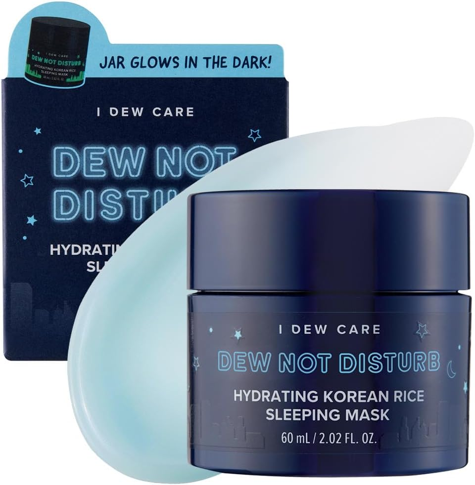 I DEW CARE Night Sleeping Mask - Dew Not Disturb | Hydrating Overnight Mask for Dewy, Radiant Skin, Korean Skincare for Intense Moisture & Fresh Glow