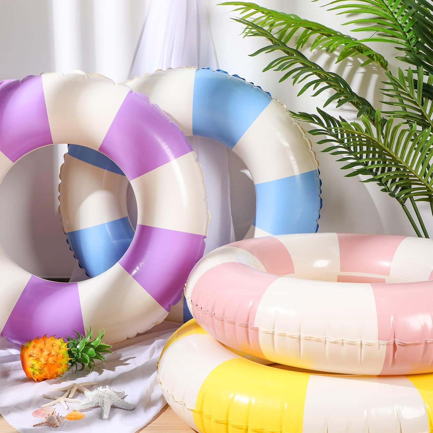 Adult Swimming Ring, Air Mattress, Inflatable Swimming Pool Float, Swimming Ring Tube for Summer Pool Party