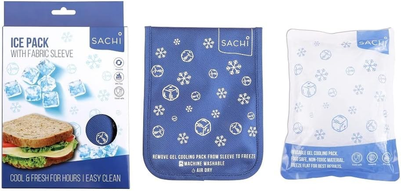 Sachi Gel Ice Pack W/Fabric Sleeve - Medium image number 3