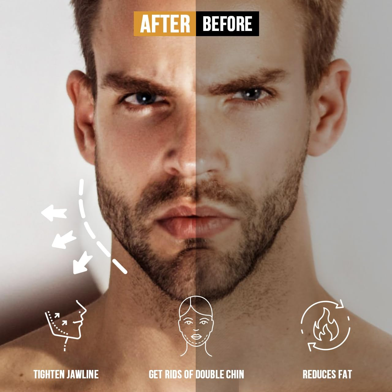 JE-PRO Jaw Exerciser for Men and Women, Resistance Adjustable, 46-130 LBS, Jaw, Face and Neck Exerciser, Powerful Jawline Trainer - Slims and Trims the Face image number 2