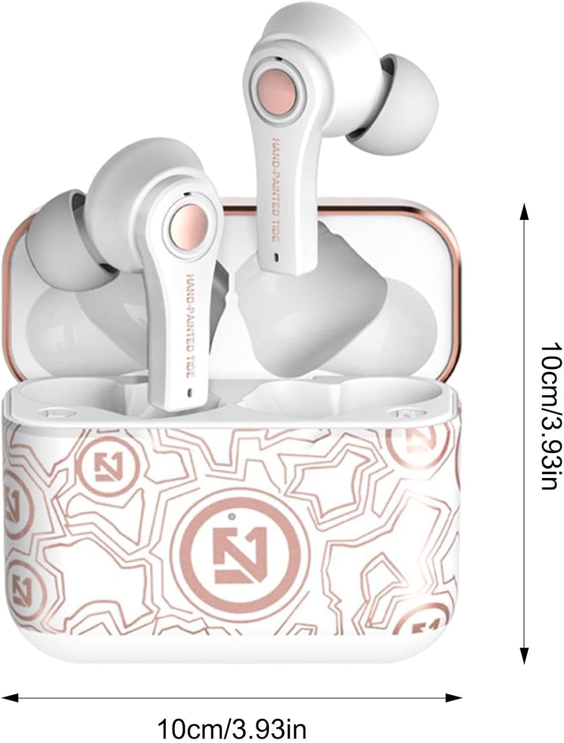 Headphones &ndash; Aurnics | Wireless Headphones | Waterproof and Dust Earphones in Earphones with Microphone | Noise Cancelling Earphones for Smartphones and Tablets | Portable Sports Listening Kit image number 1