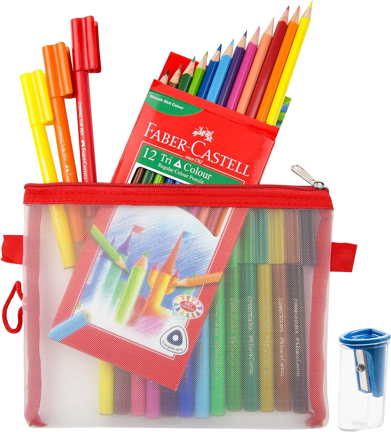 Faber-Castell Creative Activity Mixed Media Set &ndash; Zipper Case of 30, (88-155022) image number 6