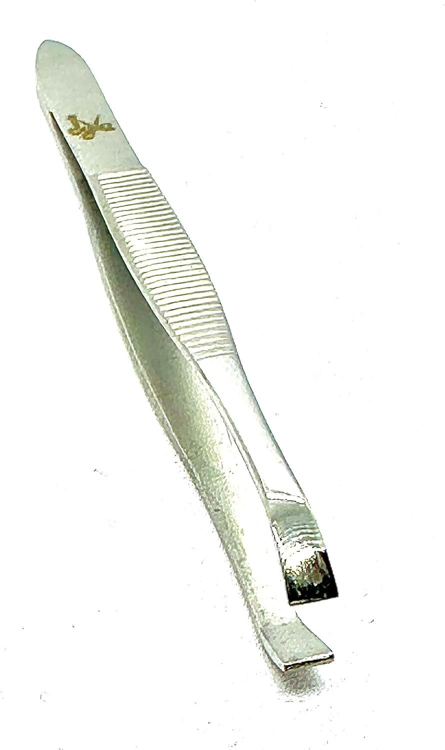 Precision Tweezers 8Cm - Crab Tips for Better Grip - Gold Plated Stainless Steel - Ergonomic Design for Face and Eyebrow Hair Removal - Professional and Durable image number 4