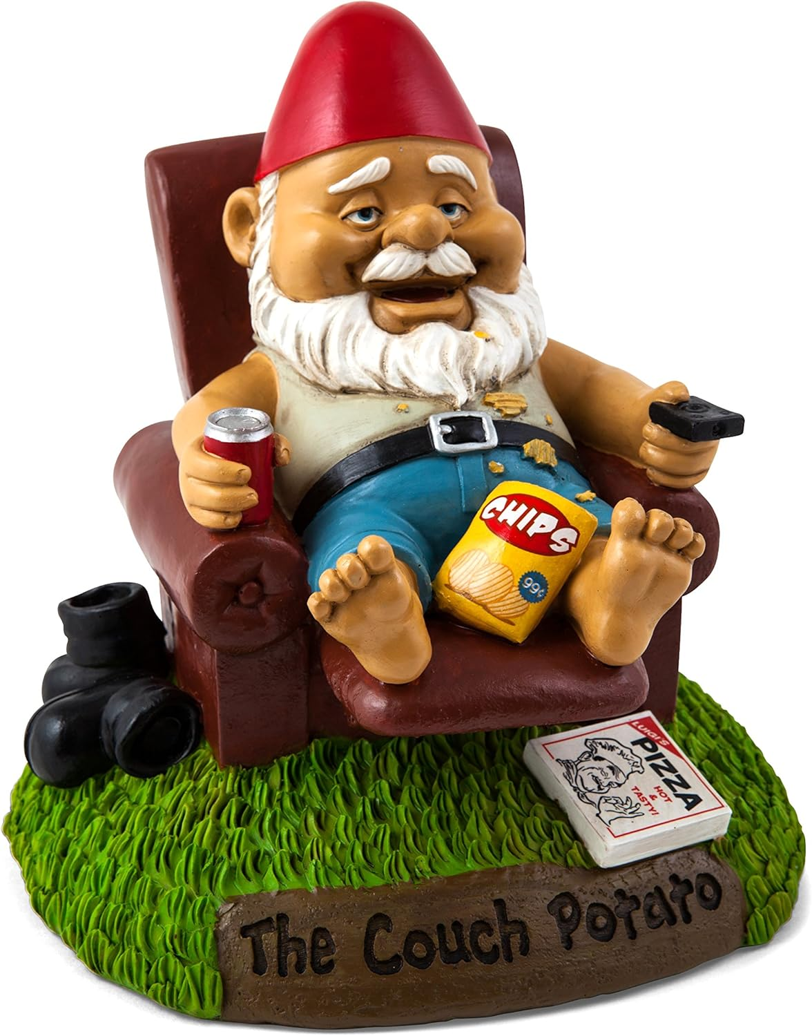 Bigmouth the Couch Potato Garden Gnome image number 2