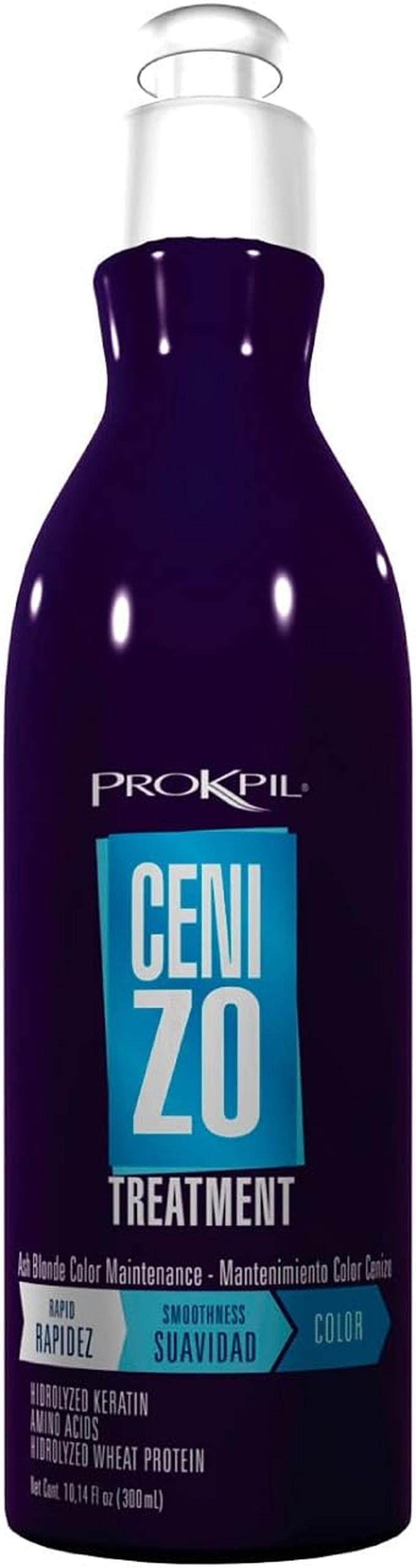 Prokpil | Treatment Ashen Maintenance Nuance Purple Mask for Blonde Hair | Matizante Cenizo Tratamiento Y Mantenimiento Natural Matizador Con Brisos Azul Plata 10.1Oz(300Ml)