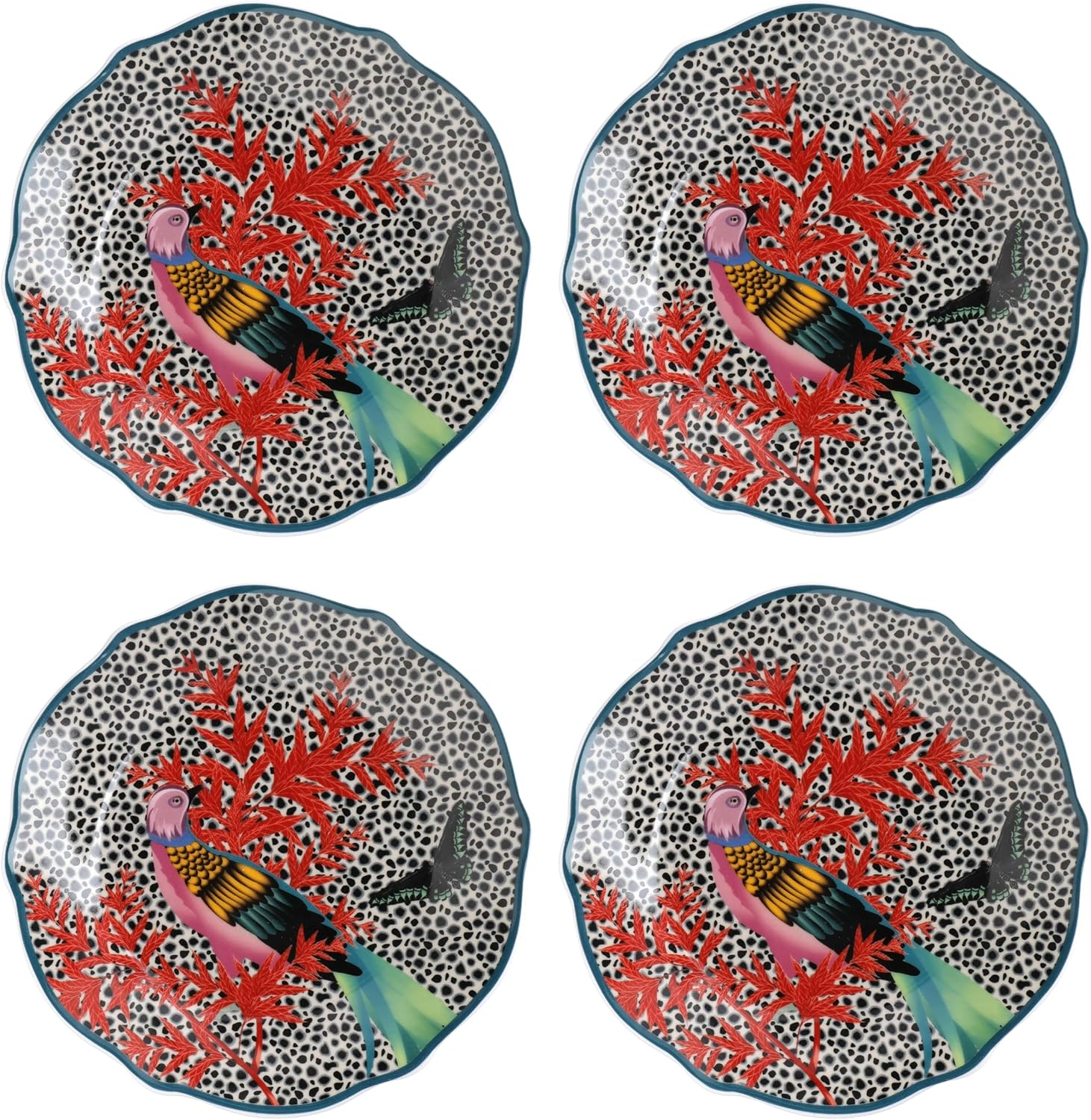 Mikasa X Sarah Arnett Porcelain Side Plates, Set of 4, 19Cm image number 4