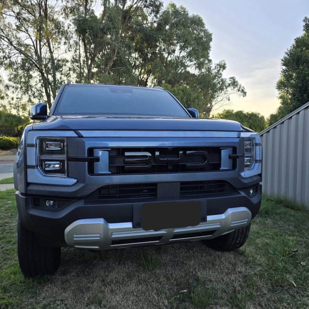 Fits BYD Shark ABS Plastic Front Emblem Blackout Overlay, Matte Black/Glossy Black/Carbon Fiber Texture, 3 Colors Available, Decorative Cover (Bright Black) image number 3