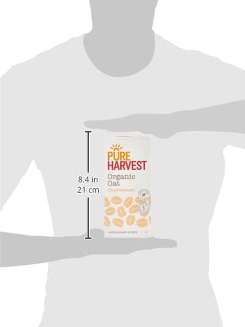 Pure Harvest Organic Oat Unsweetened Milk 1 Litre (Pack of 3) image number 2