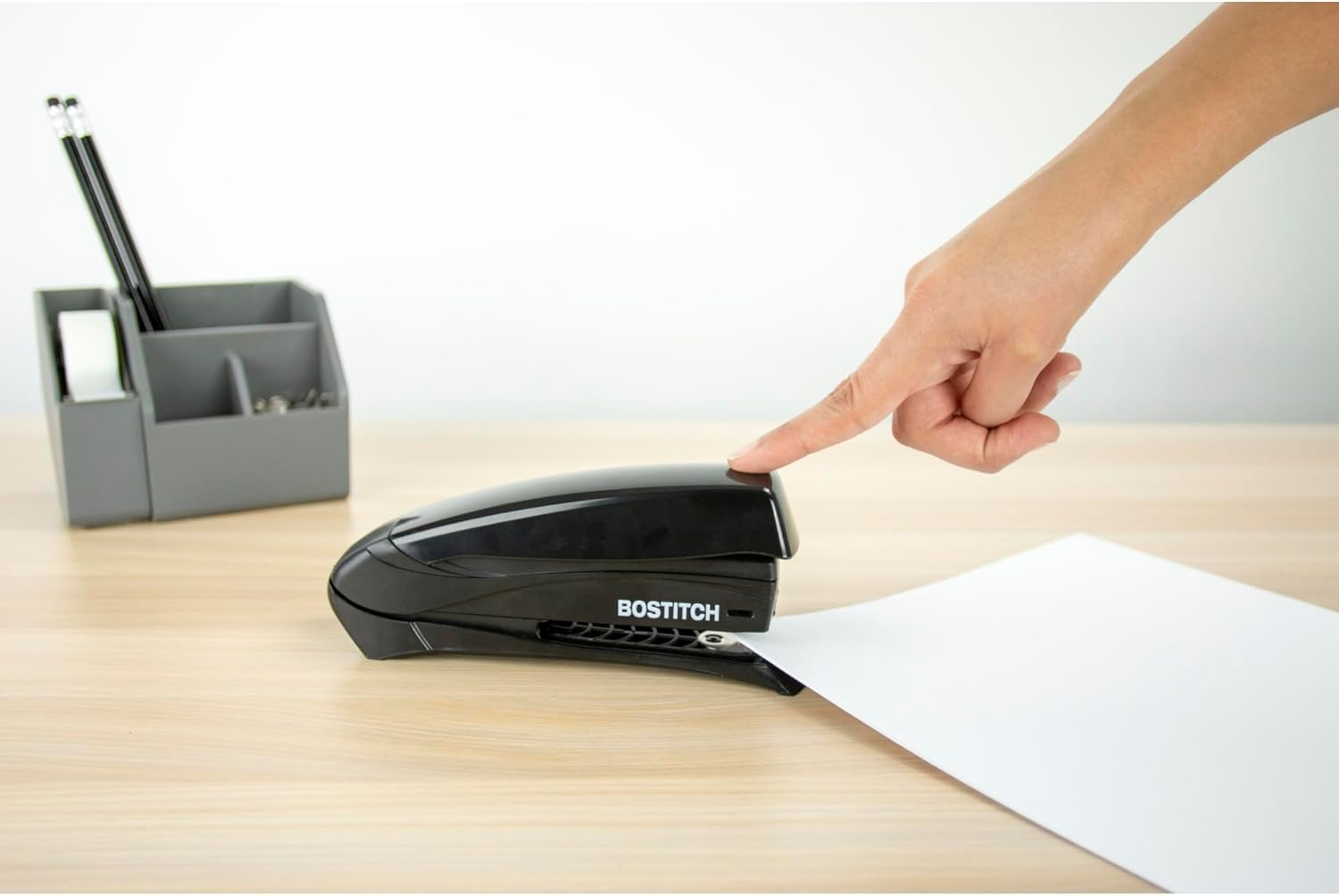 Paperpro Inspire 20 Sheet Stapler - One Finger, No Effort, Spring Powered Stapler - Black (1423) image number 6