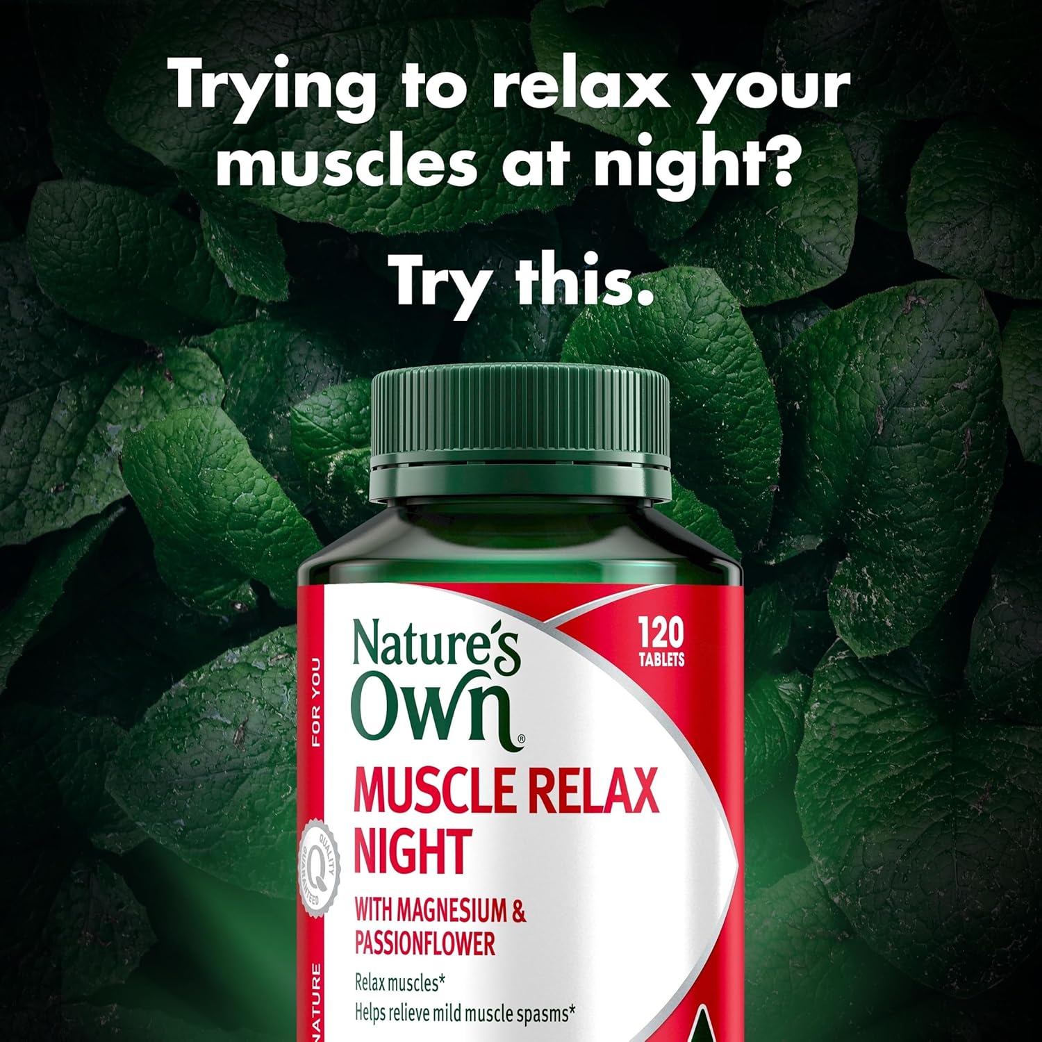 Nature'S Own Active Magnesium Recovery Muscle Night 120 Tablet