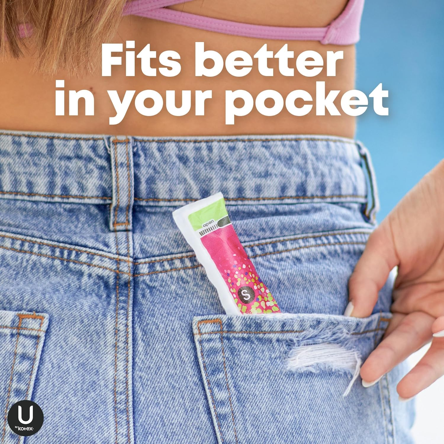 U by Kotex Click Compact Tampons, Super, Unscented, 192 Count (6 Packs of 32) (Packaging May Vary)