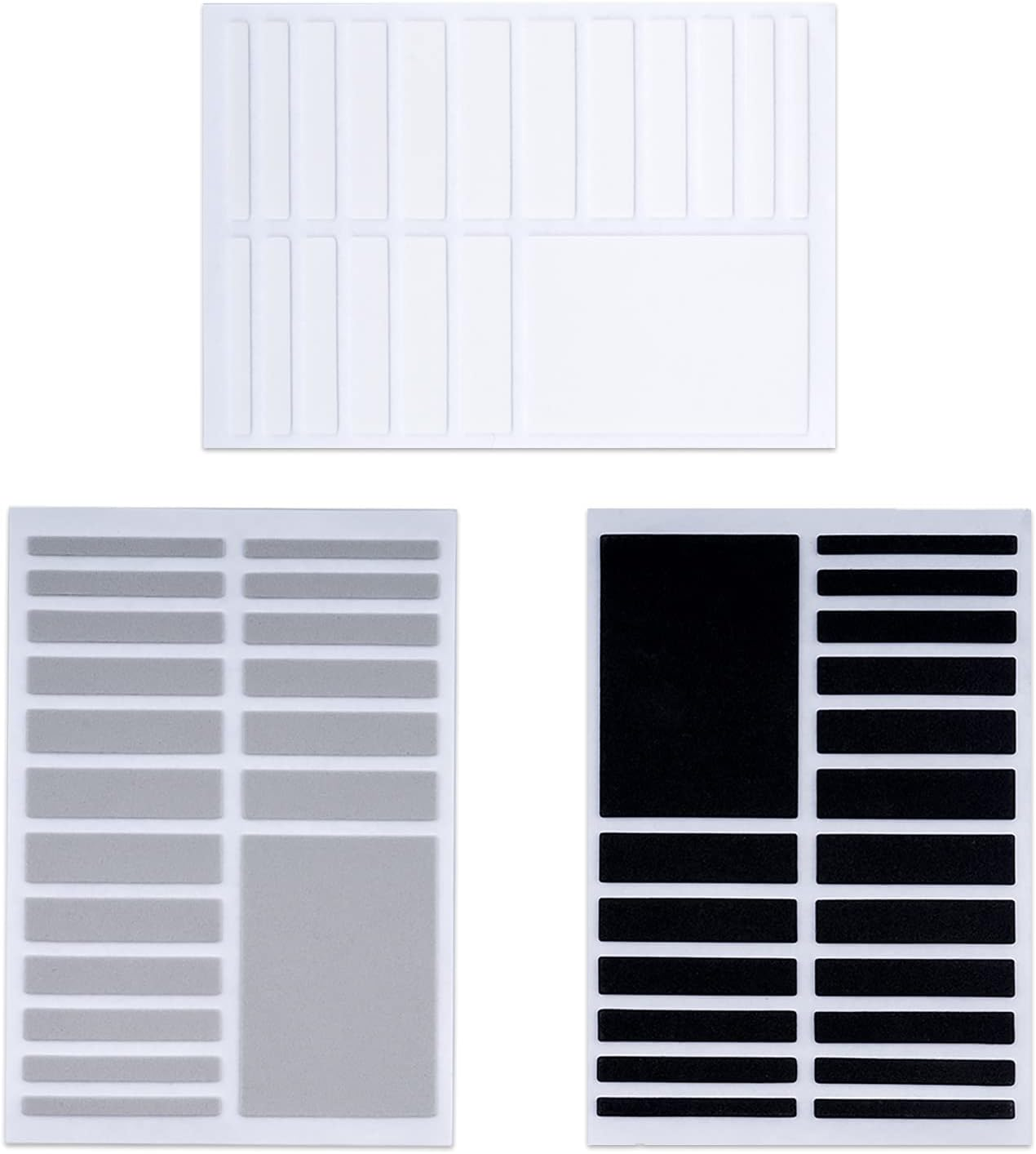 Urlighting Invisible Ring Size Adjuster 3 Sheets for Loose Rings - Loose Ring Size Adjuster, Jewelry Guard, Tightener,Spacer, Sizer, Fitter for Fixing Wide Rings, Multi-Size Ring Resizer, 54 Pcs+3 DIY Zone