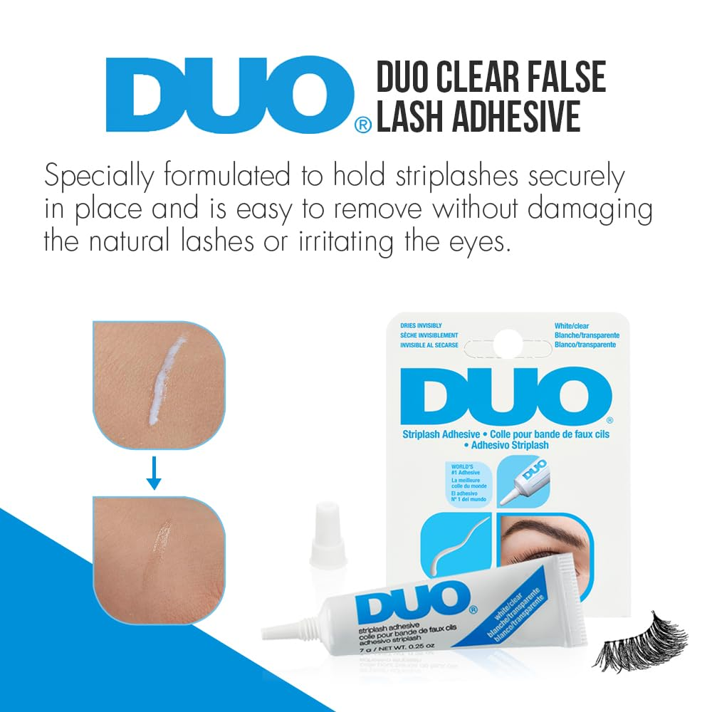 DUO Ardell Duo Strip Eyelash Adhesive, Clear, 7 Grams image number 6