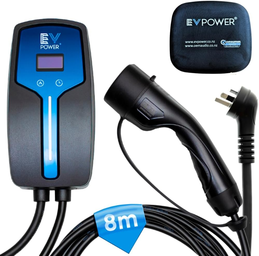 EV Power &ndash; Classic plus 5 Type 2 Charger Cable &ndash; 10A with Advanced Temperature Sensor for Safe EV and PHEV Charging via a Three-Pin Socket &ndash; 8M image number 3