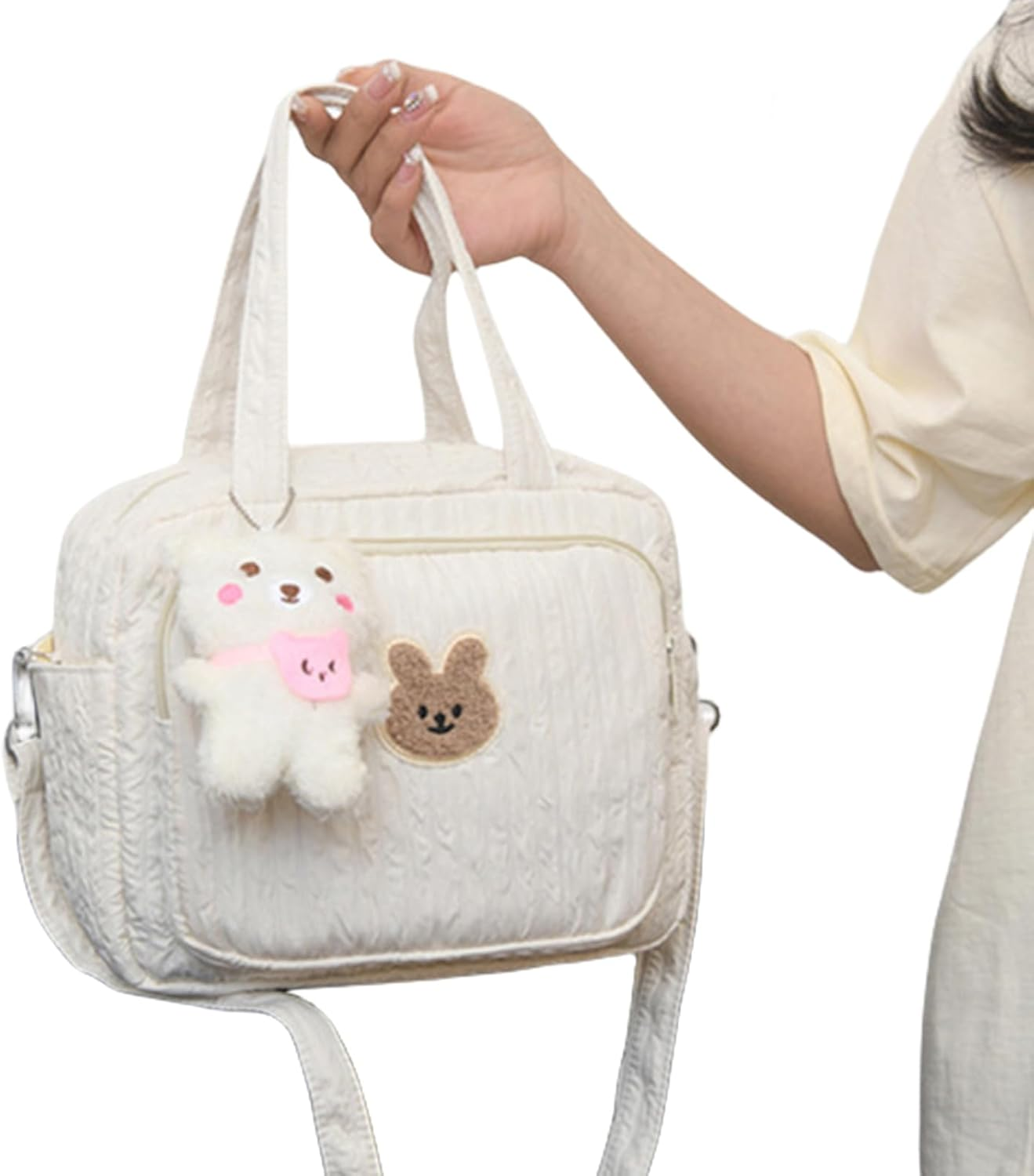 Gen&eacute;rico Diaper Bag Bag - Bags for Women Travel Large Padded Puffy Bags for Work Travel Gym Gym | Large Capacity For image number 1