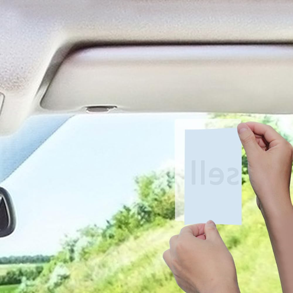 Sonku Windshield Applicator,8 Pack Static Cling for Stickers Easy Application, Removal and Re-Application - 3.8 X 5.8 Inch,Heat-Resistant image number 5