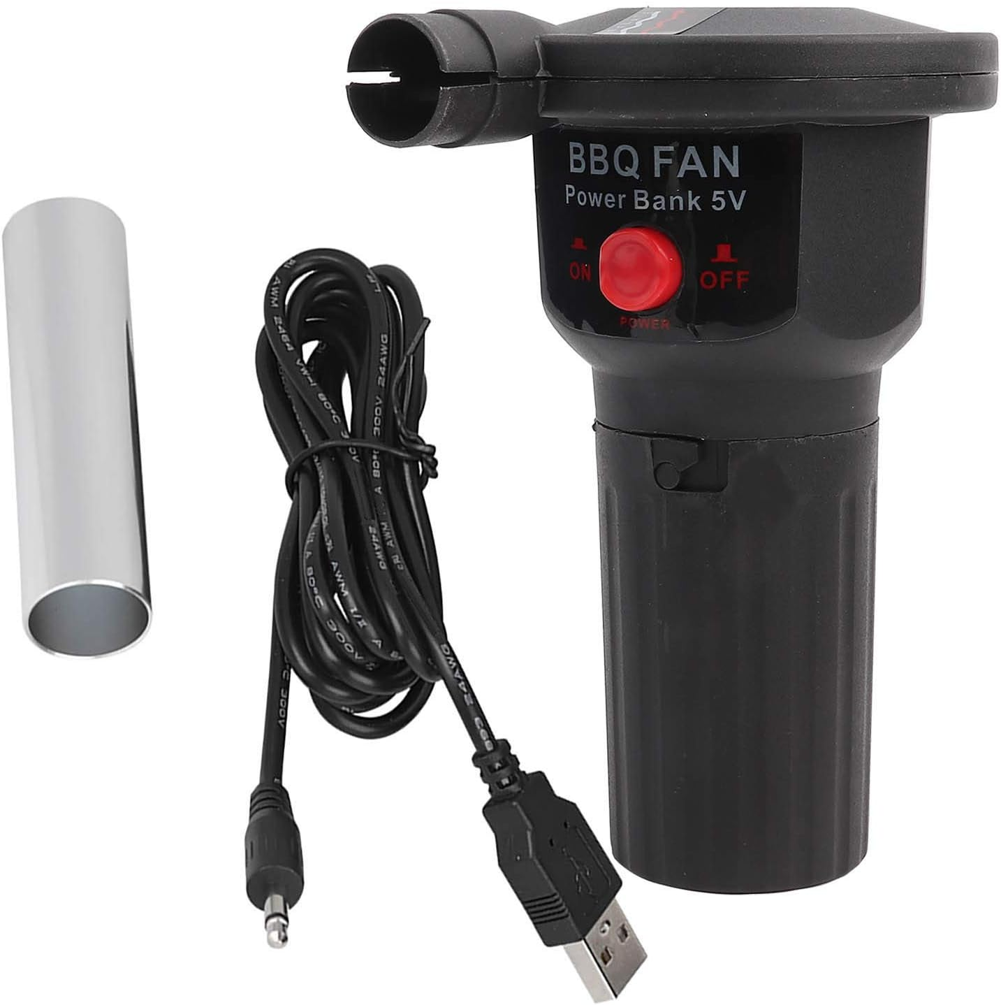 USB Cable DC BBQ Blowers, Outdoor Barbecue Blower, Portable BBQ Fan Blower for Outdoor Cooking, Picnic, Camping 5V image number 1