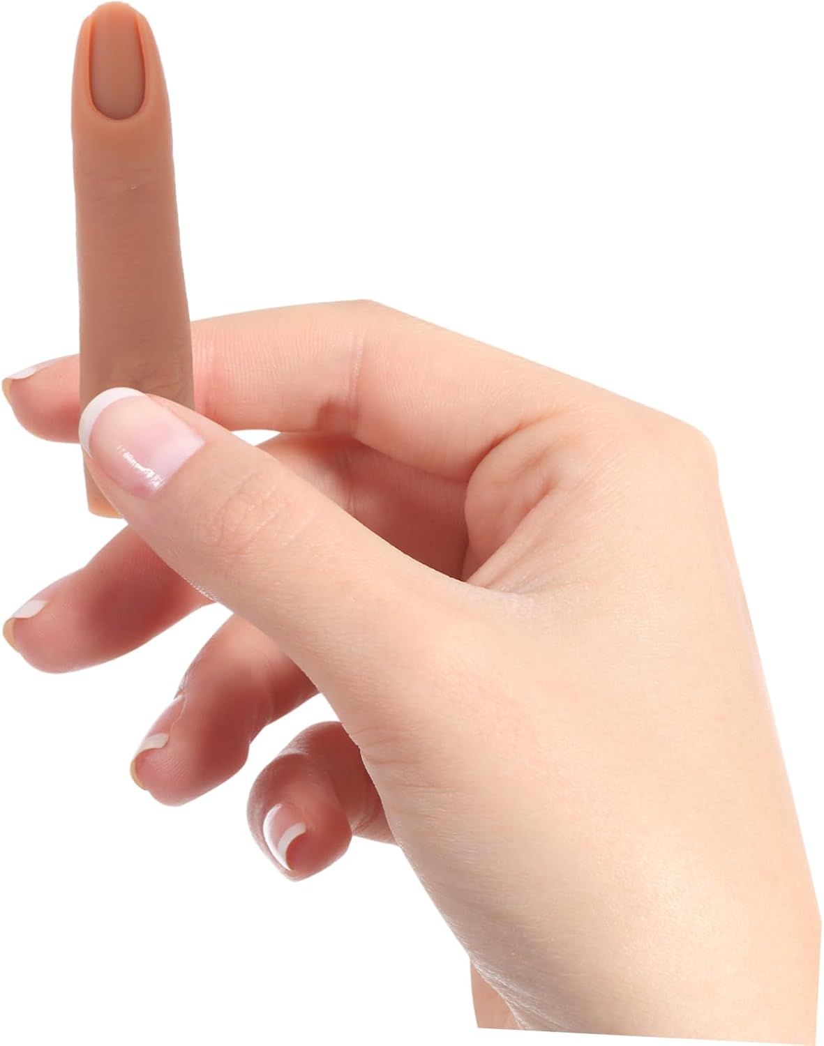 PACKOVE Silicone Practice Hand Model Manicure Nail Finger Practice Hands UV Hand Joint Model Silica Gel image number 6