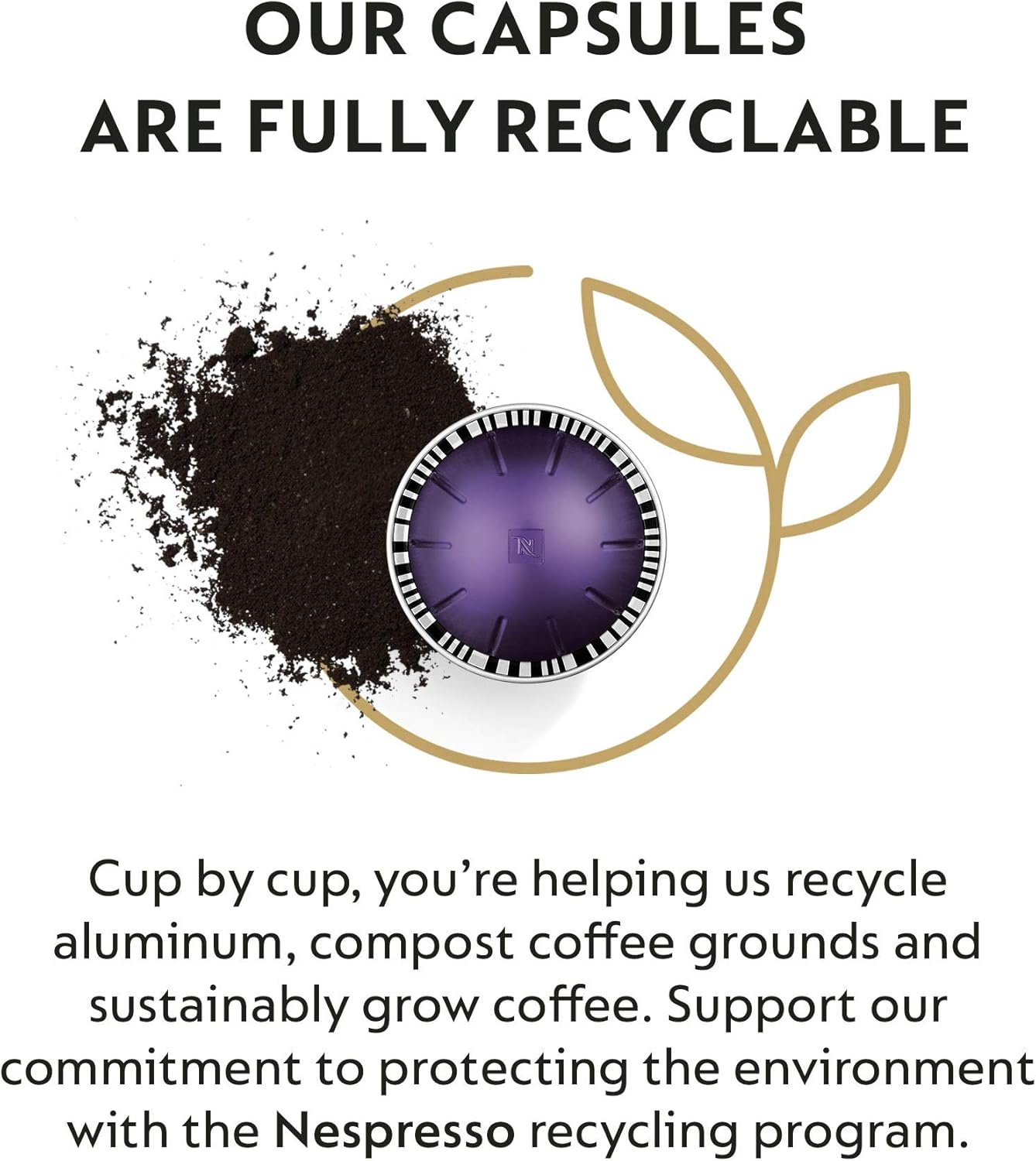 Nespresso Capsules Vertuoline, Espresso, Bold Variety Pack, Medium and Dark Roast Espresso Coffee, 40 Count Coffee Pods, Brews (VERTUOLINE ONLY), 1.35 Ounce, 10 Count (Pack of 4) image number 1