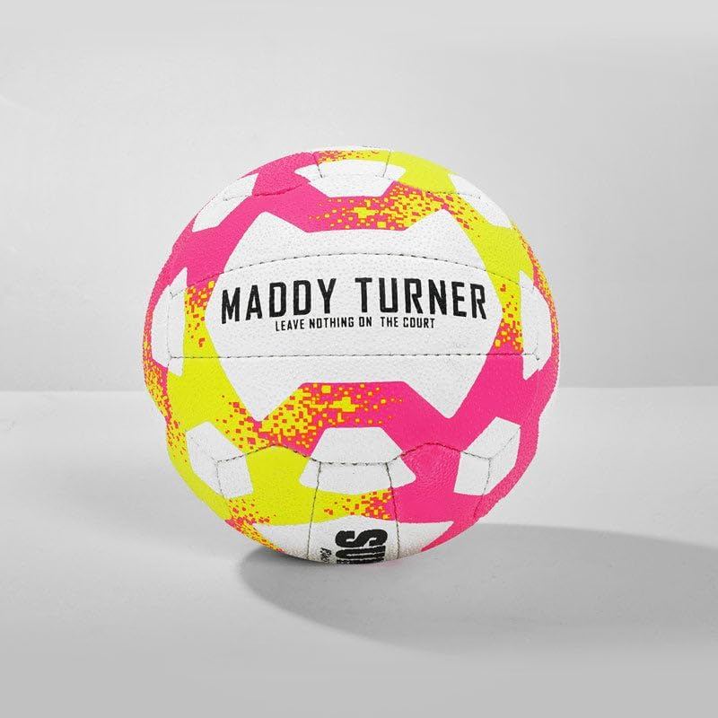 SUMMIT Maddy Turner Advance X Netball - Elite 18-Panel Foam‑Backed Design Using 75% Recycled Rubber for Match-Quality Grip and Control - Size 4 image number 2
