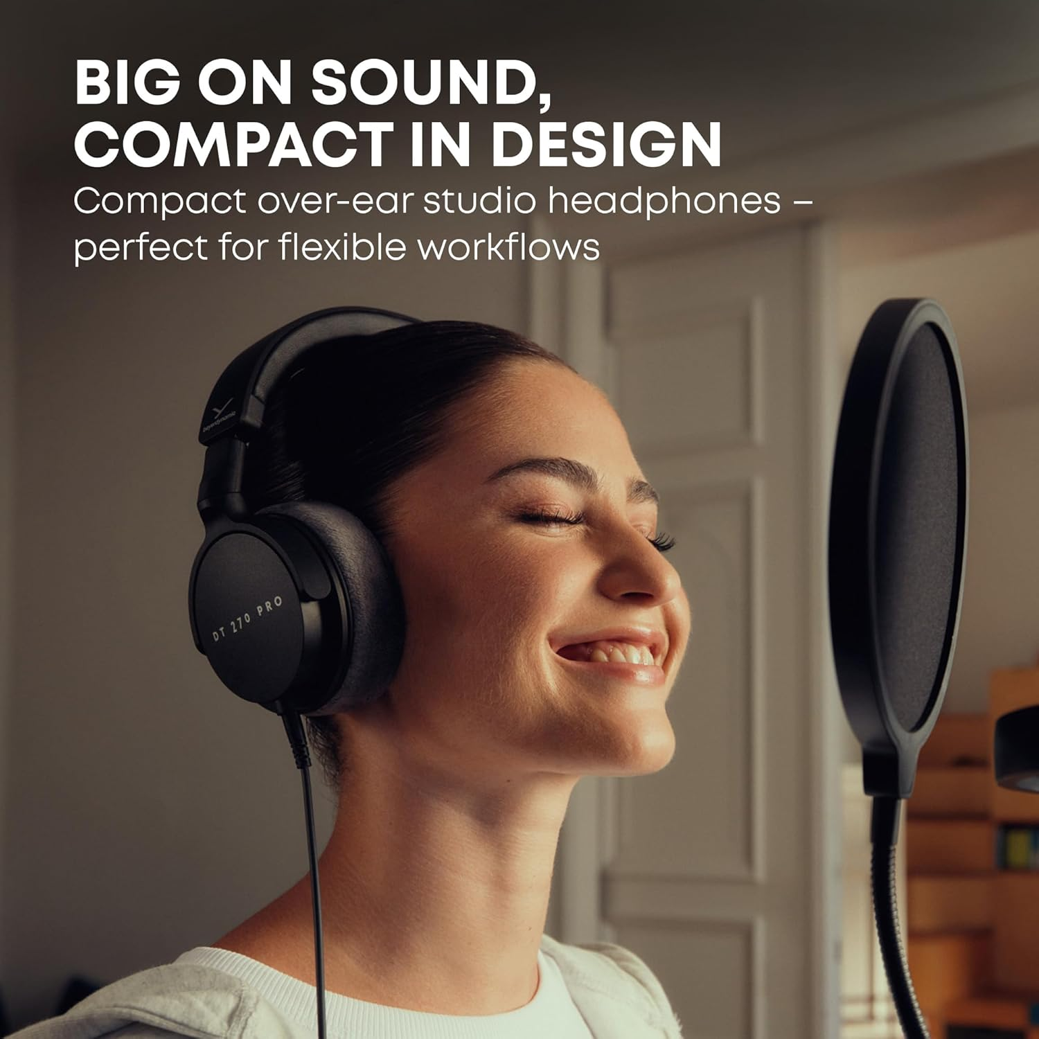 Beyerdynamic DT 270 PRO Compact Studio Over-Ear Wired Headphone (BD1002202) image number 5