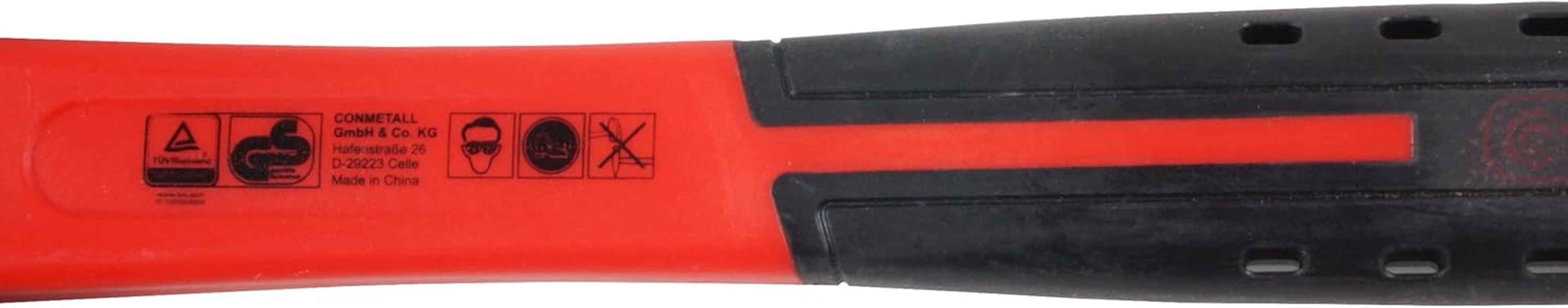 Connex COX603300 Engineer'S Hammer with Fibreglass Shaft/2C-Handle, Black/Red, 300 G image number 2