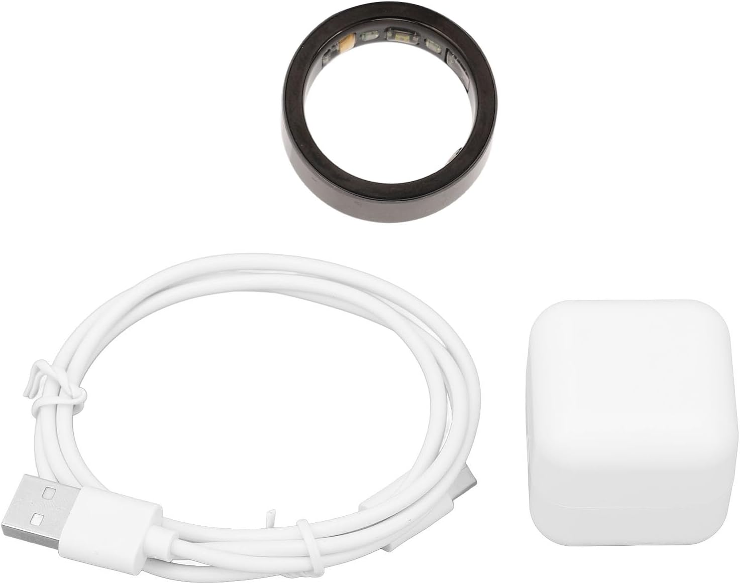 Fitness Smart Ring Flexible Health Tracking Ring for Blood Pressure Body Temperature Monitoring Adjustable Fitness Tracker for Men Women Gift Size 18 image number 3