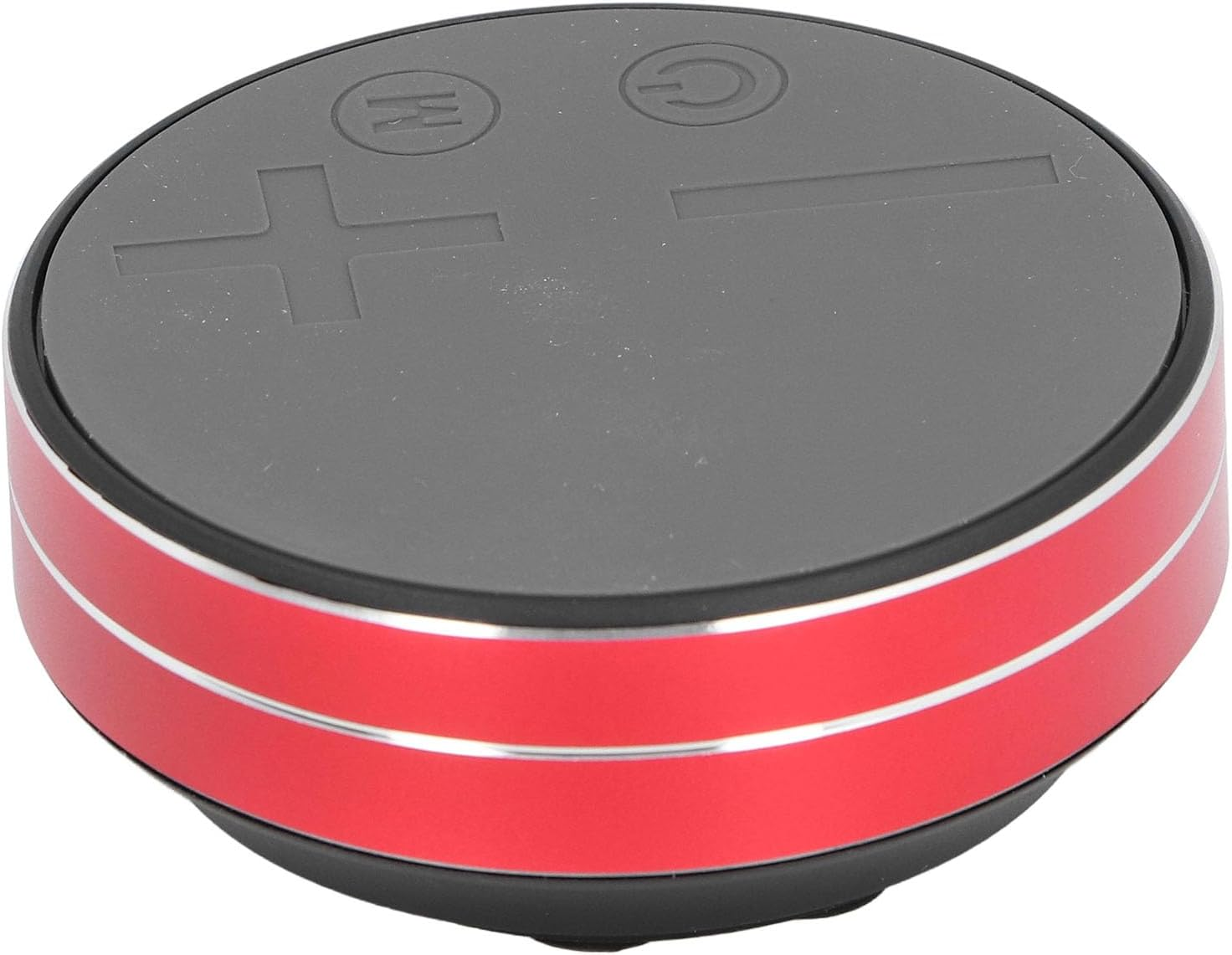 Bone Conduction Speaker, True Speakers Mini Portable Stereo Sound Portable Speaker Waterproof Music Player for Home Outdoor Travel, Suction Cup Base (Red)